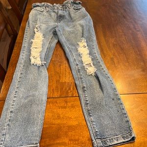 Tinseltown high waisted elastic jeans size 3